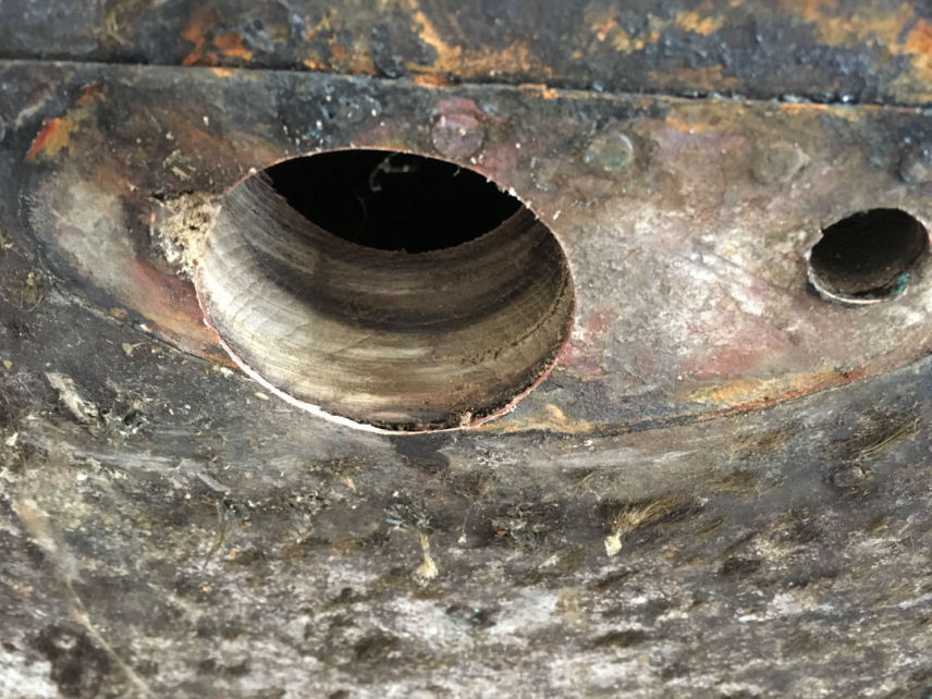 Rumpfdurchlass, Stb. für Echolot