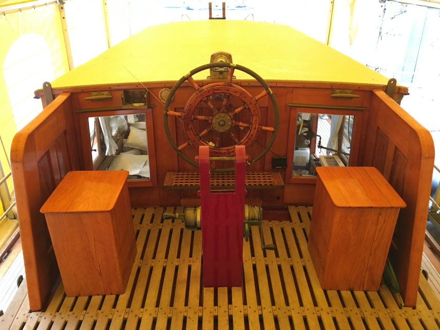 Passat I - zweiter Steuerstand auf dem Oberdeck